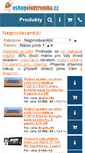 Mobile Screenshot of eshopelektronika.cz